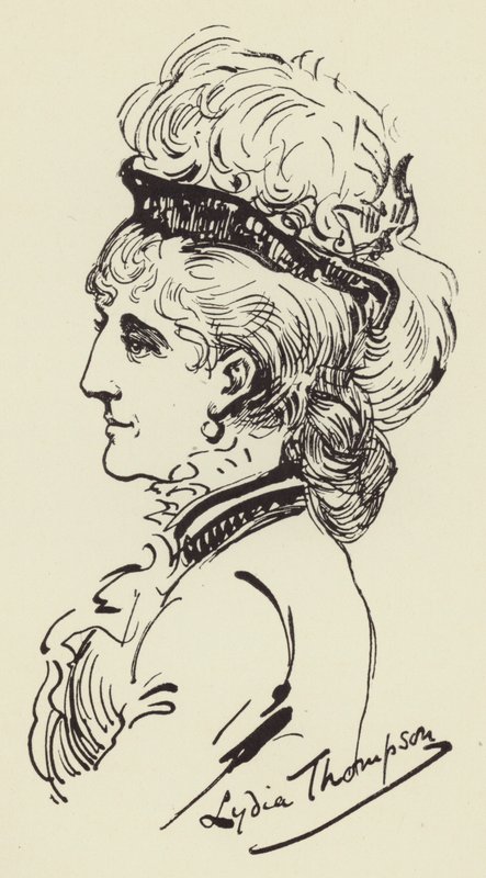 Lydia Thompson de Harry Furniss