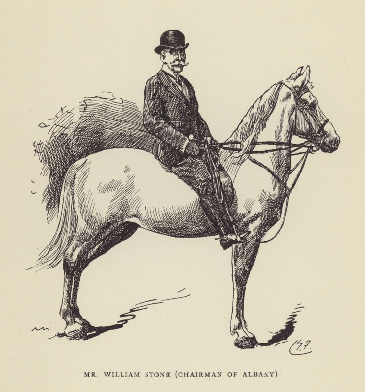 Mr William Stone, Presidente de Albany de Harry Furniss