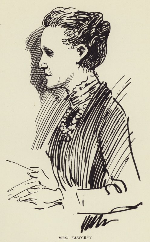 Señora Fawcett de Harry Furniss