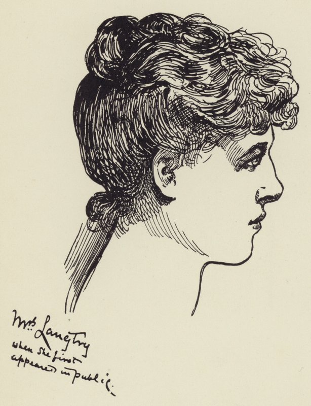 Sra. Langtry de Harry Furniss