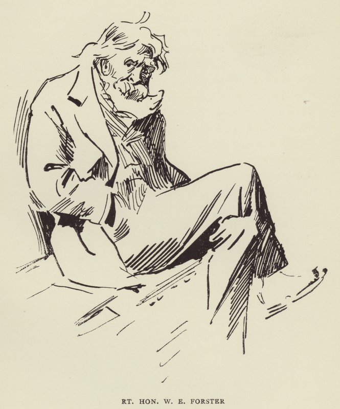 El Muy Honorable W E Forster de Harry Furniss