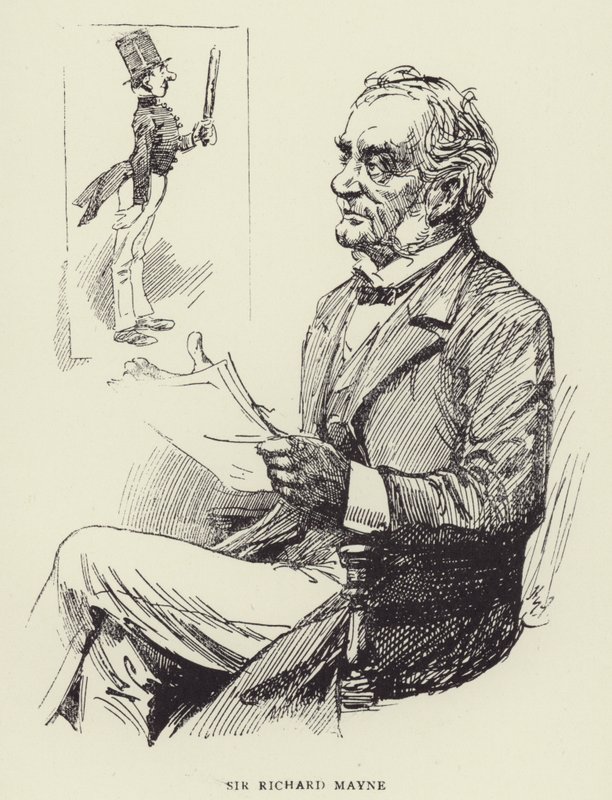 Sir Richard Mayne de Harry Furniss