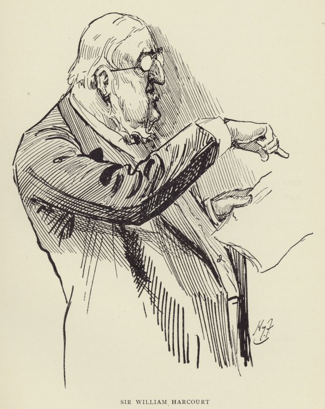 Sir William Harcourt de Harry Furniss