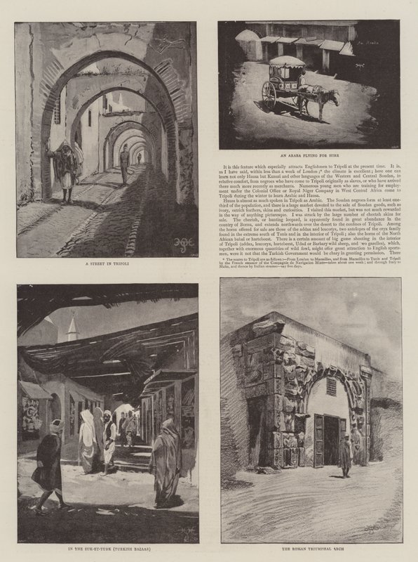Escenas de Trípoli de Harry Hamilton Johnston