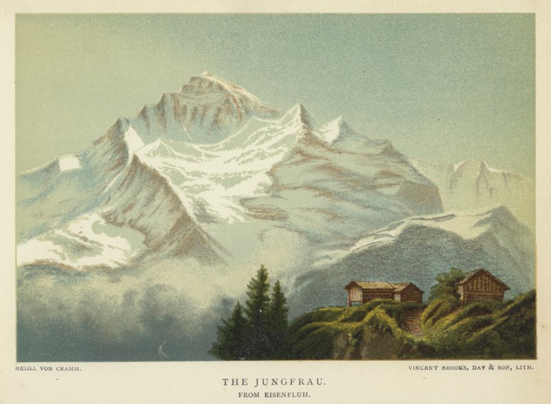 El Jungfrau, desde Eisenfluh de Helga von Cramm