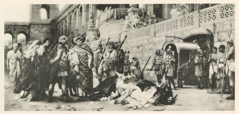 Una Dirce cristiana de Hendrik (after) Siemiradzki