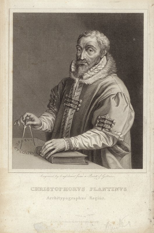 Christophe Plantin de Hendrik Goltzius