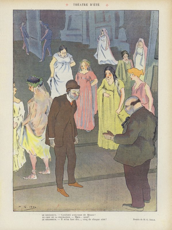 Ilustración para Le Rire de Henri Gabriel Ibels