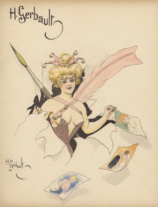 Arte (litografía en color) de Henri Gerbault