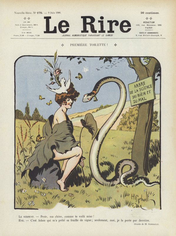 Ilustración para Le Rire (litografía en color) de Henri Gerbault