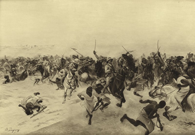 Batalla de Omdurman, 1899 de Henri Louis Dupray