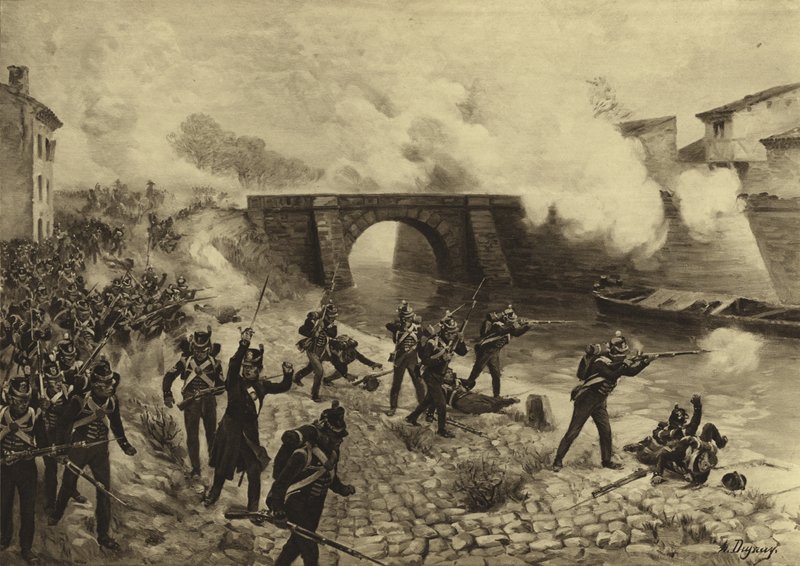 Batalla de Toulouse, 1814 de Henri Louis Dupray