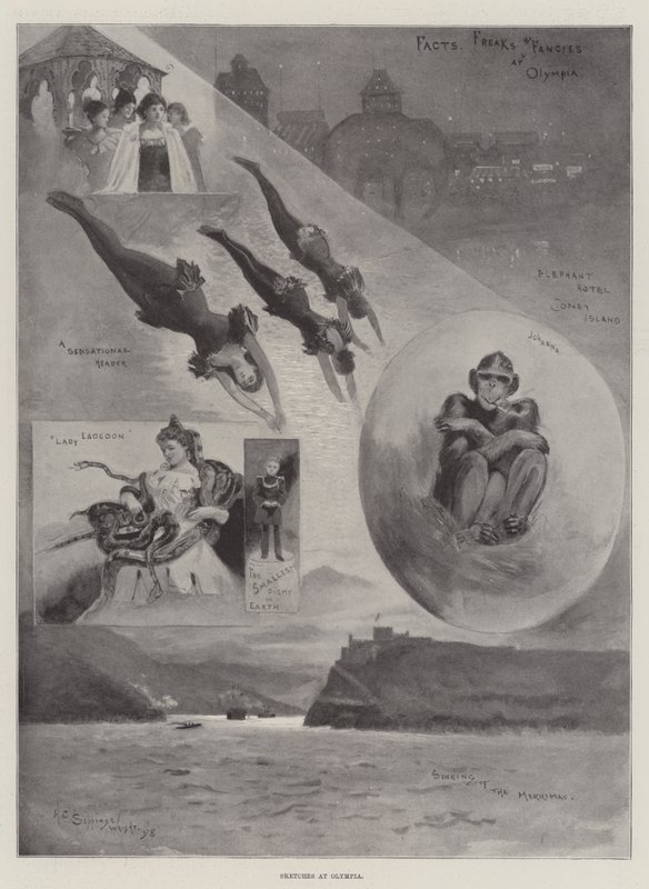 Bocetos en Olympia de Henry Charles Seppings Wright