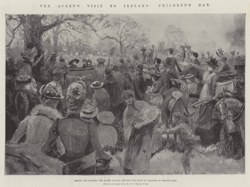 La visita de la Reina a Irlanda, Día de los Niños de Henry Charles Seppings Wright