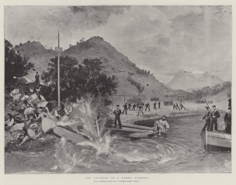 Las vagaries de un torpedo ficticio de Henry Charles Seppings Wright