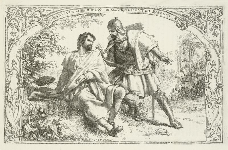 Ilustración para El progreso del peregrino de John Bunyan de Henry Courtney Selous