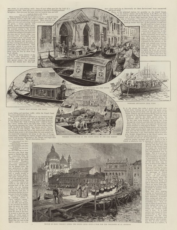 Barcos de Venecia de Henry Edward Tidmarsh