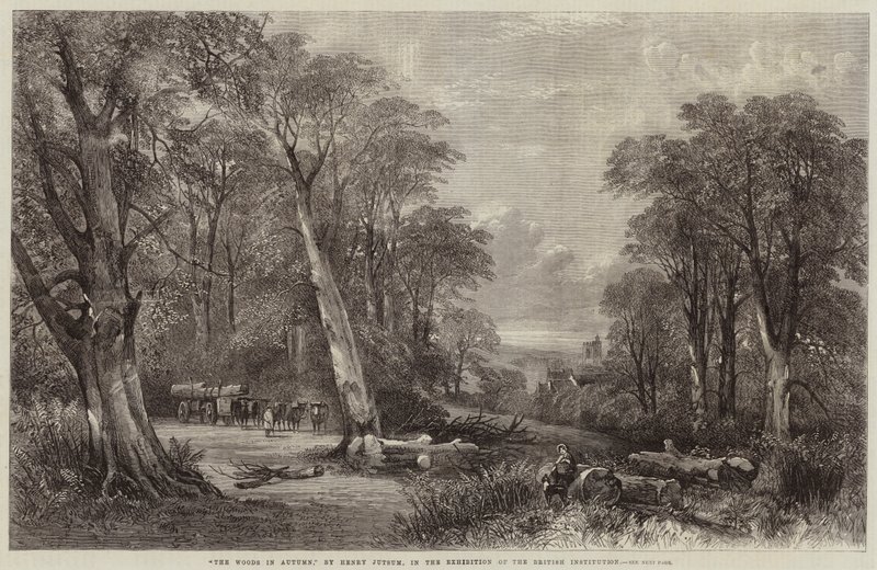 El bosque en otoño de Henry Jutsum