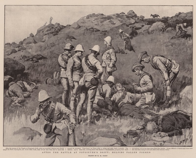Después de la batalla en Potgieter