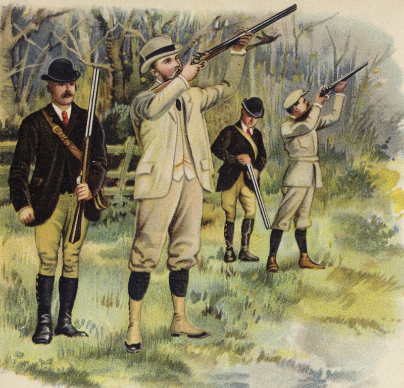 El Rey Jorge V como Príncipe de Gales, disparando en Sandringham de Henry Payne