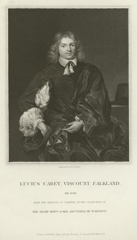Lucius Cary, vizconde de Falkland de Henry Thomas Ryall