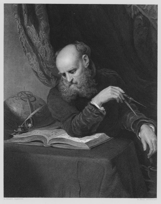 El Astrónomo, del cuadro en la Galería Vernon de Henry after Wyatt