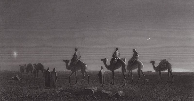 La estrella de Oriente (grabado) de Henry (after) Warren