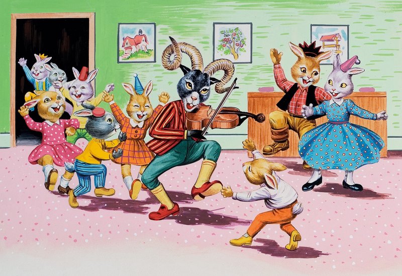 Una fiesta en la casa de Brer Rabbit de Henry Charles Fox