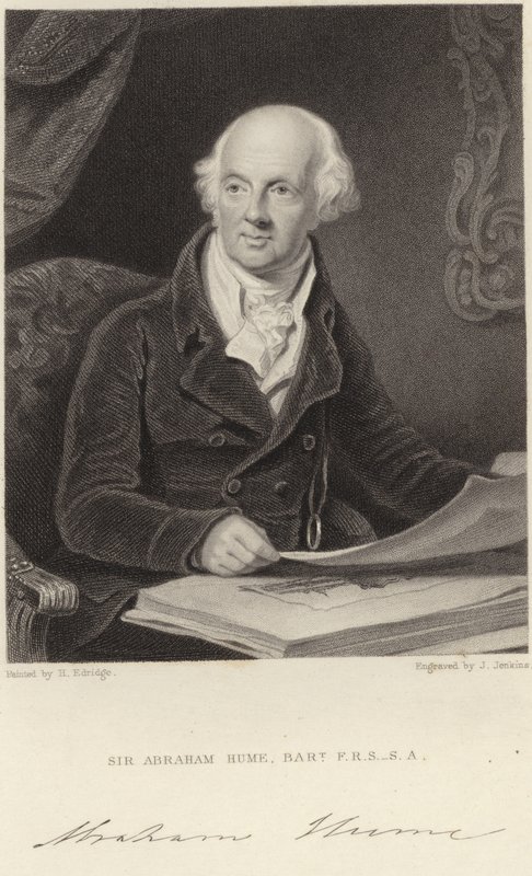 Sir Abraham Hume de Henry Edridge