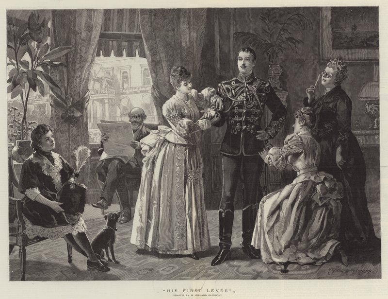 Su primer recibimiento de Henry Gillard Glindoni