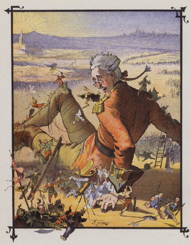 Gulliver en Liliput de Henri Jules Jean Geoffroy