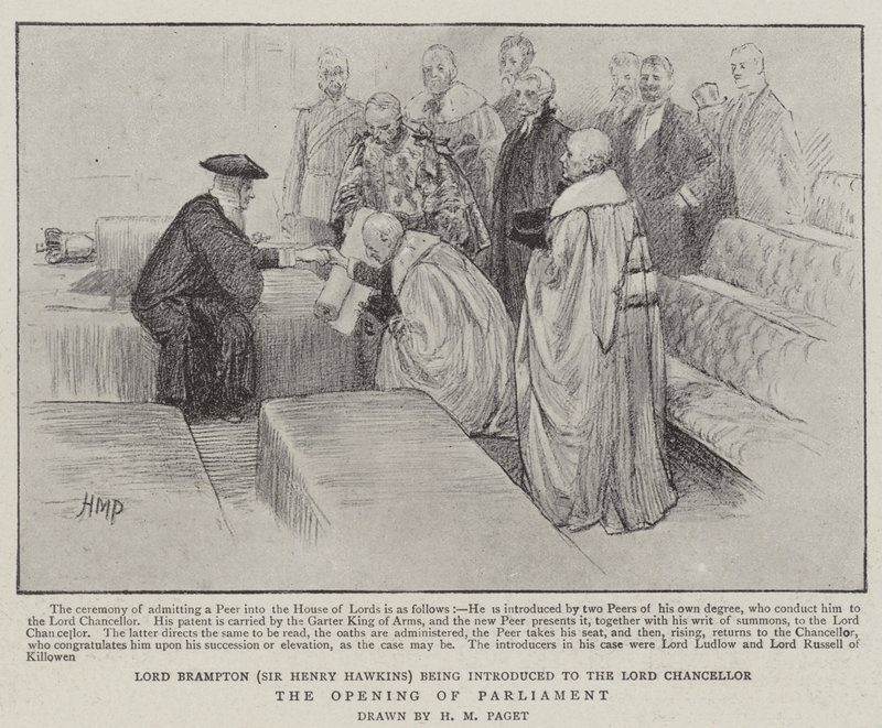 La apertura del Parlamento de Henry Marriott Paget