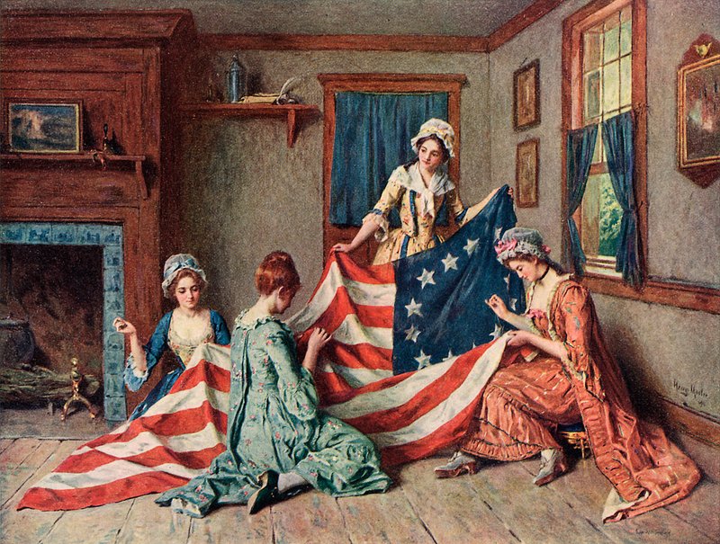 Nacimiento de la bandera de Henry Mosler