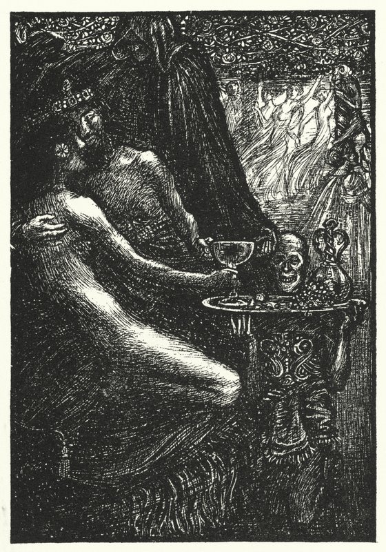 Poema de Matthew Arnold: Mycerinus (grabado) de Henry Ospovat