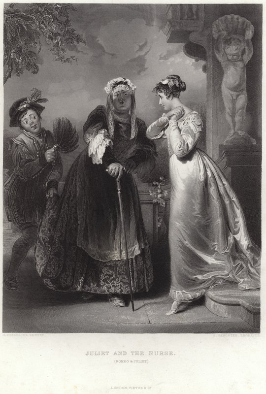 Julieta y la nodriza de Henry Perronet Briggs