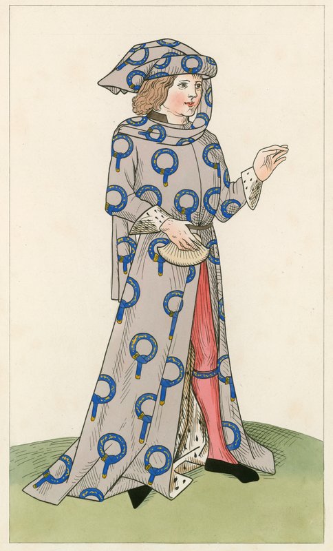 Un caballero de la Jarretera, c.1470 de Henry Shaw