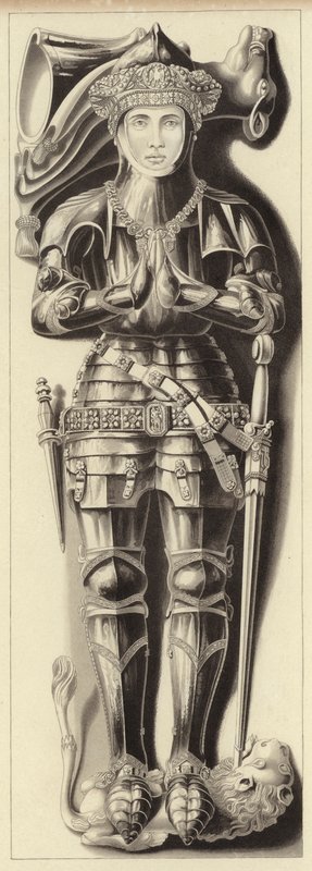 Efigie de Sir Richard Vernon de Henry Shaw