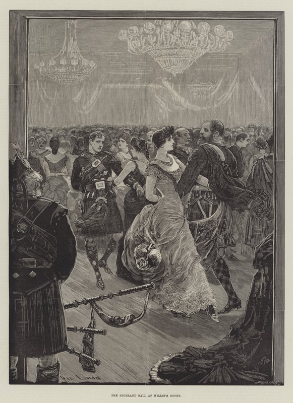El baile de las tierras altas en las salas de Willis de Henry Stephen Ludlow