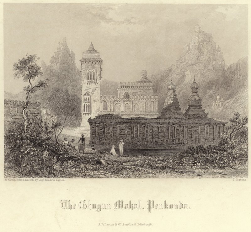 Chugun Mahal en Penukonda de Henry Warren