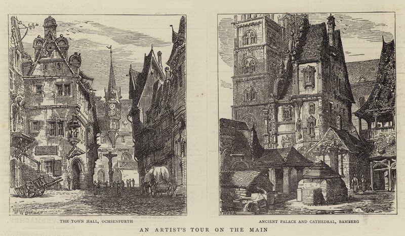 El tour de un artista en el Main de Henry William Brewer