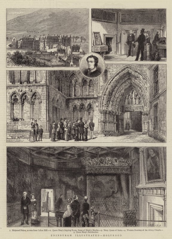 Edimburgo ilustrado, Holyrood de Henry William Brewer