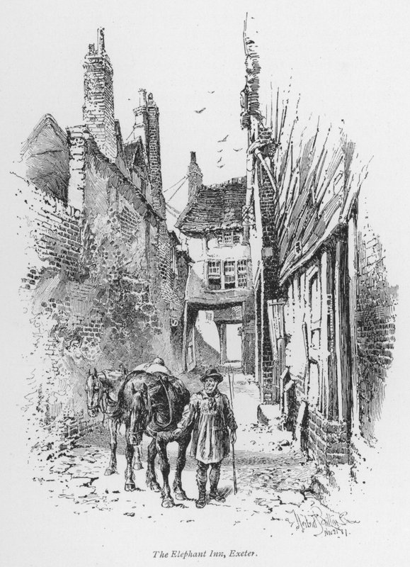 Conducción: La Posada del Elefante, Exeter de Herbert (after) Railton
