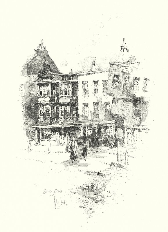 Grub Street, Londres de Herbert (after) Railton