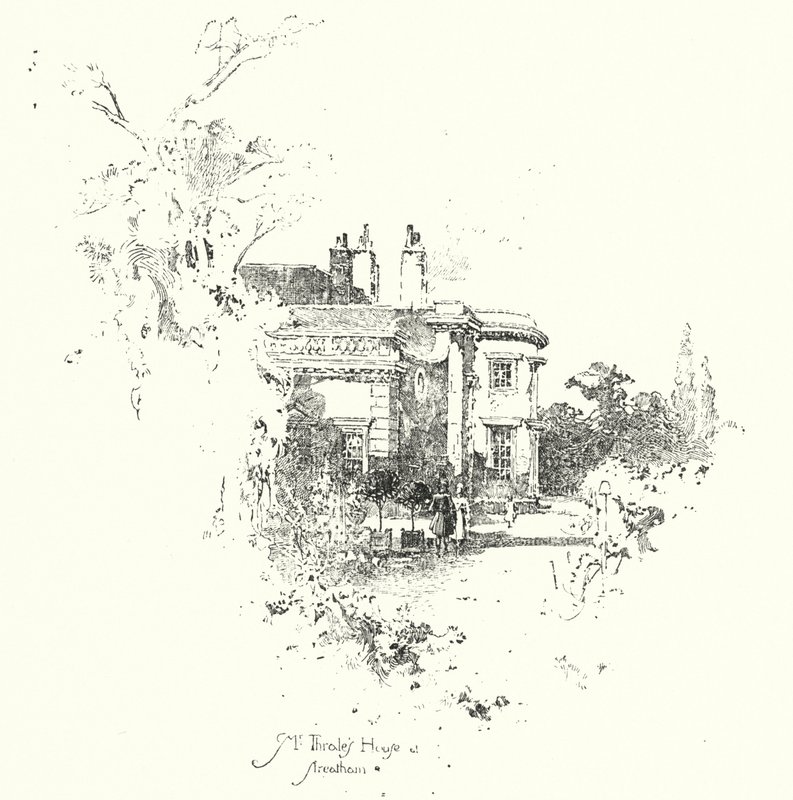 Casa de la Sra. Thrale, Streatham de Herbert (after) Railton