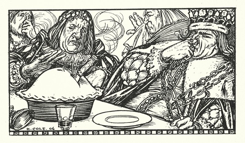 Bacon Pie (grabado) de Herbert Cole