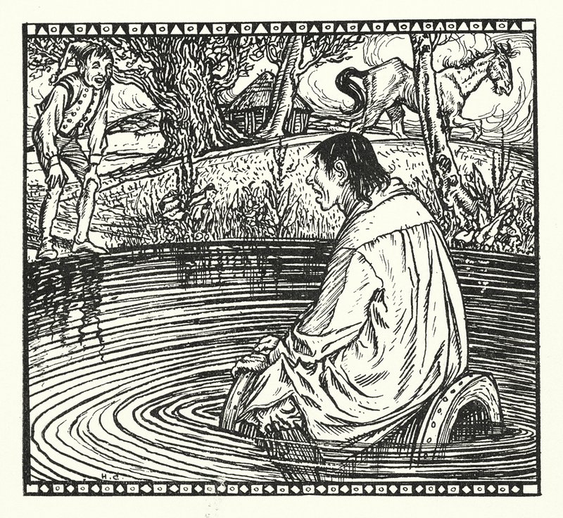 Robin Goodfellow (grabado) de Herbert Cole