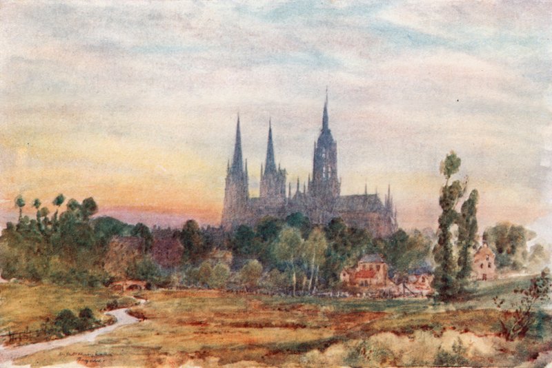 Bayeux desde los prados de Herbert Menzies Marshall