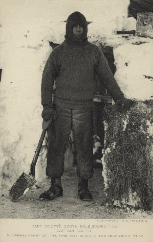 Expedición al Polo Sur del Capitán Scott. Capitán Oates de Herbert Ponting