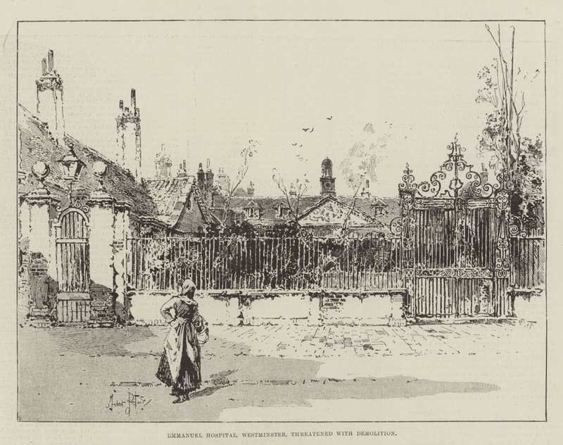 Hospital Emmanuel, Westminster, amenazado con demolición de Herbert Railton