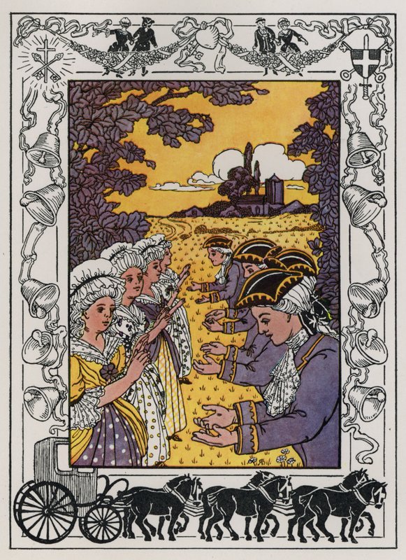 Las Llaves del Cielo (litografía a color) de Hilda Broughton